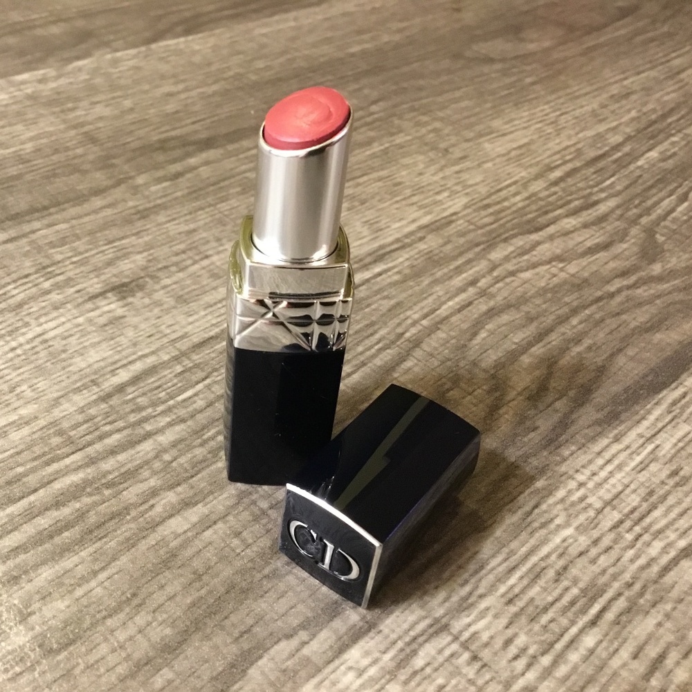 Christian Dior, Rouge Dior Baume (colored lip balm) in shade 760, Garden Party.